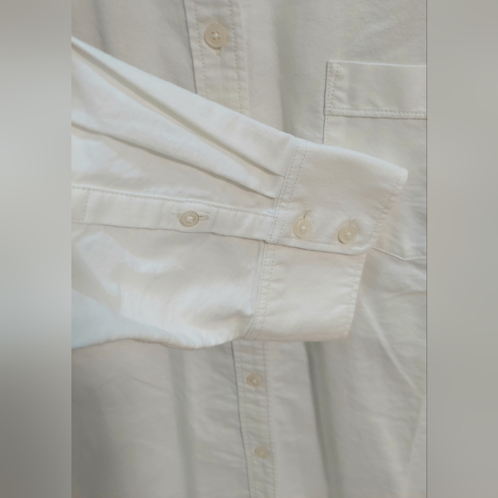 J.Crew Top, NWT, Size XL, White, 100% Cotton, Collar, Buttondown - Picture 5 of 8